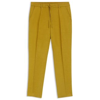 BOSS Tapered-fit pants with drawcord waist