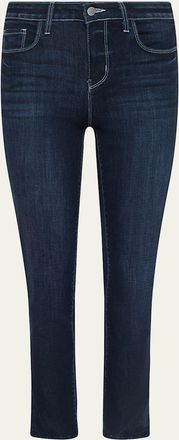 L'agence Aiden Low-Rise Slim Cropped Jeans