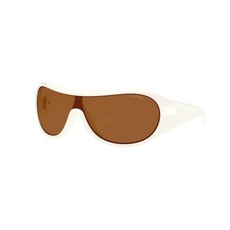 Miu Miu B14Su Sunglasses - female - Miu Miu - Sunglasses - White - ONE SIZE - Accessories