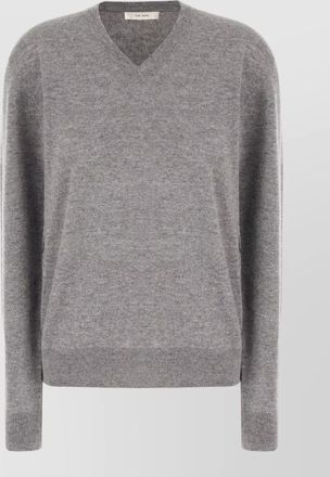 The Row cashmere sweater v neckline long sleeves