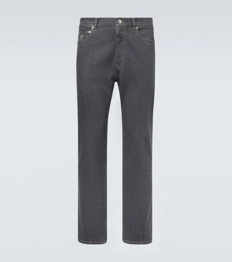 Brunello Cucinelli Logo straight jeans