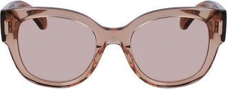 Ferragamo Cat Eye Sunglasses - Beige