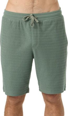 O'Neill Bavaro Herringbone Drawstring Shorts in Sage at Nordstrom, Size Xx-Large