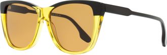 Victoria Beckham VB639S Rectangular Sunglasses - Yellow