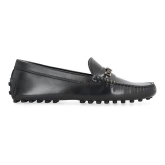Tod's Tods, Loafers, female, Black, Size: 6 US Gommino Leather Loafers