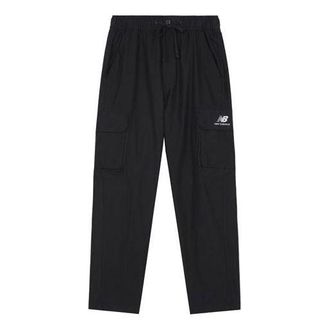 New Balance Logo Casual Cargo Pants Black AMP14313-BK