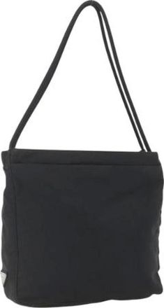 Prada Pre-owned Shoulder Bags, female, Black, Size: ONE SIZE Pre-owned Vintage Nylon Shoulder Bag