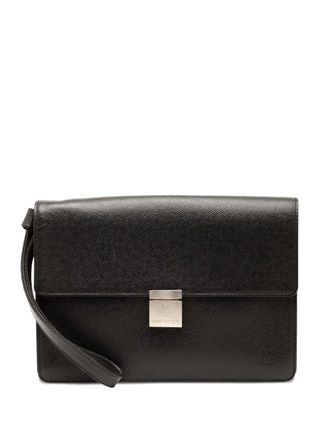 Louis Vuitton 2004 Taiga Selenga clutch bag - Black