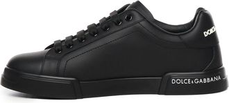 Dolce & Gabbana Portofino Sneakers - Heren - Sneakers - Zwart - 39 EU - Leer - Schoenen