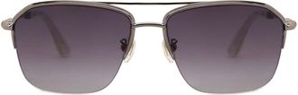 Police SPLL18 HORIZON 6 0509 Mens Sunglasses Silver Size 56