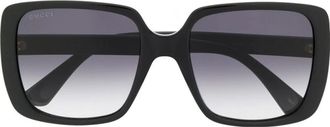 Gucci Zonnebril - Dames - Zonnebrillen - Zwart - 56 MM - Accessoires