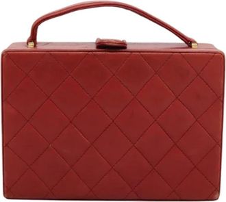Chanel Tweedehands leren handtassen - Dames - Vintage Handtas - Rood - ONE Size - Vintage