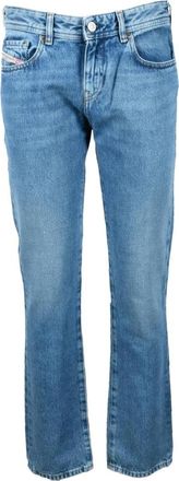 Diesel Katoen Denim Jeans - Dames - Bootcut Jeans - Blauw - W29 - Katoen - Jeans