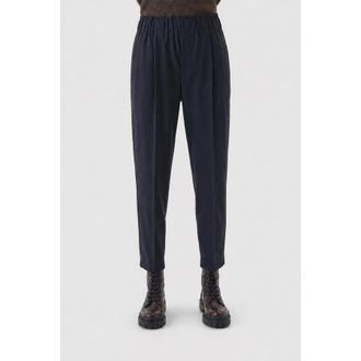 Brunello Cucinelli Womens Navy Wool Blend Trousers, Size 44