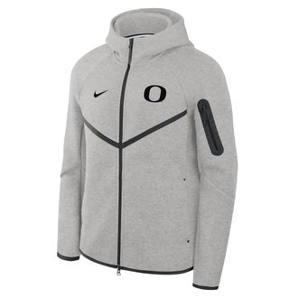 Nike Oregon Tech Fleece Nike Mens College Full-Zip Hooded Jacket in Grey | 05L4086NUON-8DL