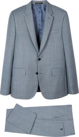Paul Smith Kostuums, Heren, Blauw, L, Wol, 2-delige pak set