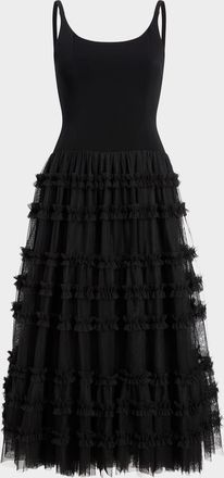 Cinq &agrave; Sept Zoella Sleeveless A-Line Midi Dress