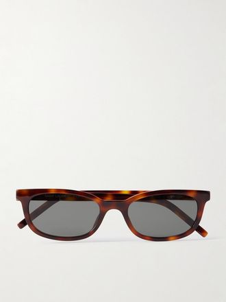 Saint Laurent Eyewear Occhiali Da Sole In Acetato Tartarugato Con Montatura Cat-eye