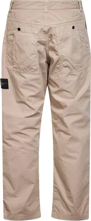 Stone Island Mens Desert Ripstop Straight-Leg Trousers Beige Natural (veg) -> Cotton