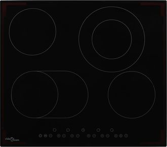 vidaXL Vitrocer&aacute;mica Con 4 Quemadores Control T&aacute;ctil 6600 W Vidaxl