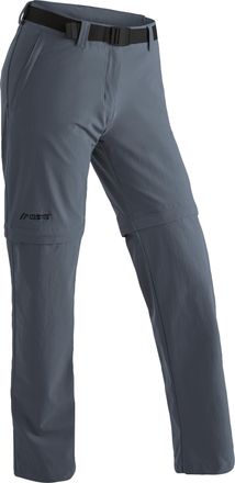 Maier Sports Funktionshose MAIER SPORTS Nata 2, Damen, Gr. 34, Normalgr&ouml;ssen, grau, 90% Polyamid, 10% Elasthan, Hosen Funktionshose, Damen Wanderhose, zipp-off Out