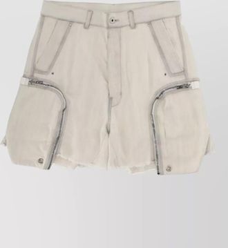 Rick Owens cotton cargo shorts