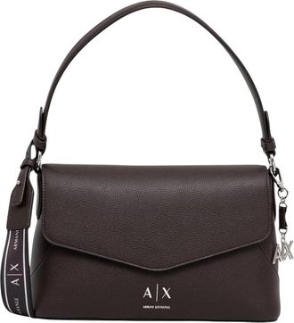 A|X Armani Exchange Isabel Schoudertas - Dames - Schoudertassen - Bruin - ONE Size - Polyester - Tassen