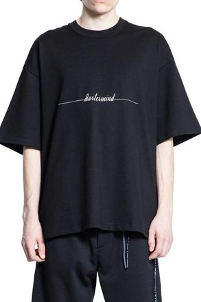MASTERMIND WORLD Hombre, Camisetas, Negro, Talla: L