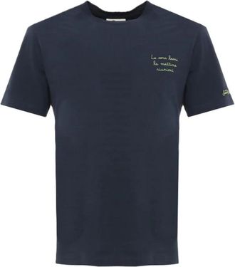 MC2 Saint Barth Portofino T-Shirt - Heren - T-shirts - Blauw - 2XL - Katoen - Tops
