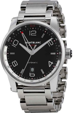 Montblanc Montblanc Timewalker Voyager Automatic Black Dial Mens Watch 109135