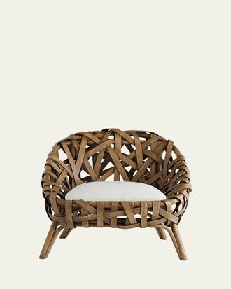 Arteriors Horatio Woven Rattan Chair