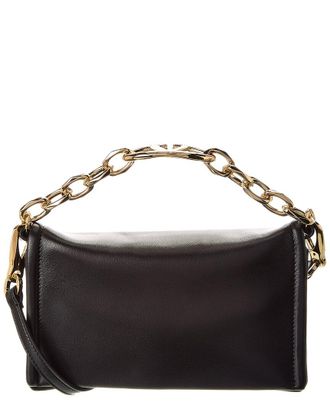 Valentino Vlogo Leather Shoulder Bag