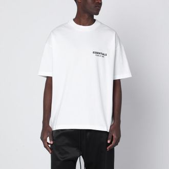 Fear of God White T-shirt with logo print
