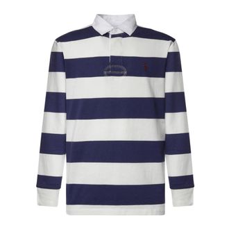 Polo Ralph Lauren LS Rugby M3 Long Sleeve Knit - Heren - Tops - Blauw - Maat: XL Katoen