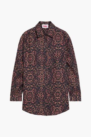 Solid & Striped The Oxford leopard-print linen shirt - Animal print - XS