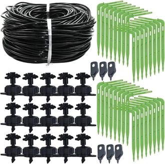 OEM Kit De Sistema De Riego Por Goteo Para Jard&iacute;n, 100 M, 4 L/h, Con Conectores R&aacute;pidos