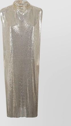 Sportmax shimmering knit mini dress