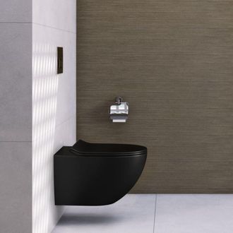 Rea Rea - Taza De Inodoro Calani Loyd Slim Black
