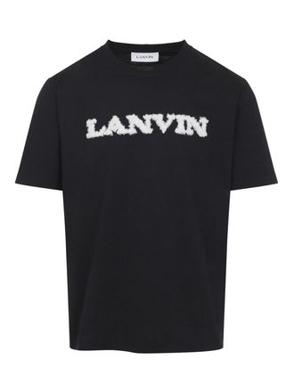 Lanvin Shearling Detail T-Shirt