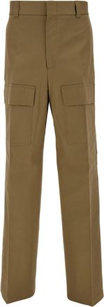 Gucci Beige Trousers With Logo