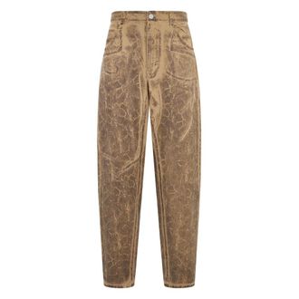 Alberta Ferretti Wijde jeans - Dames - Loose Fit Jeans - Veelkleurig - S - Katoen - Jeans