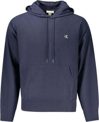 Calvin Klein Hombre, Sudaderas, Azul, Talla: S