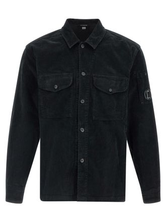 C.P. Company C. P. Company Ribbed Velvet Overshirt