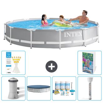Intex Piscina Prism Frame Redonda - 366x76 Cm - 7-piezas S226