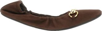 Gucci Prima Ballerina - Dames - Ballerinas - Bruin - 41 EU - Leer - Schoenen
