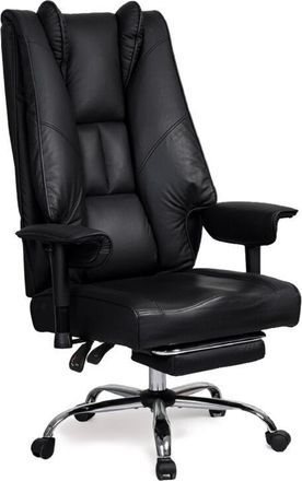 Levede Levede Office Chair Big Tall High Back Heavy Duty PU Recliner Executive Chair