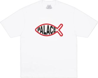 Palace Plaice T-Shirt White P31TS041