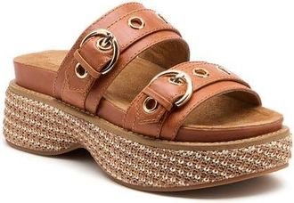 Kelsi Dagger Penny Platform Slide Sandal in Auburn at Nordstrom, Size 5.5