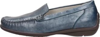 Waldl&auml;ufer Harriet Mocassin - Dames - Loafers - Blauw - 42 1/2 EU - Leer - Schoenen