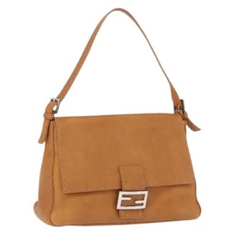 Fendi Pre-owned Vintage Schoudertas - Dames - Pre-owned - Bruin - Maat: ONE Size Leer